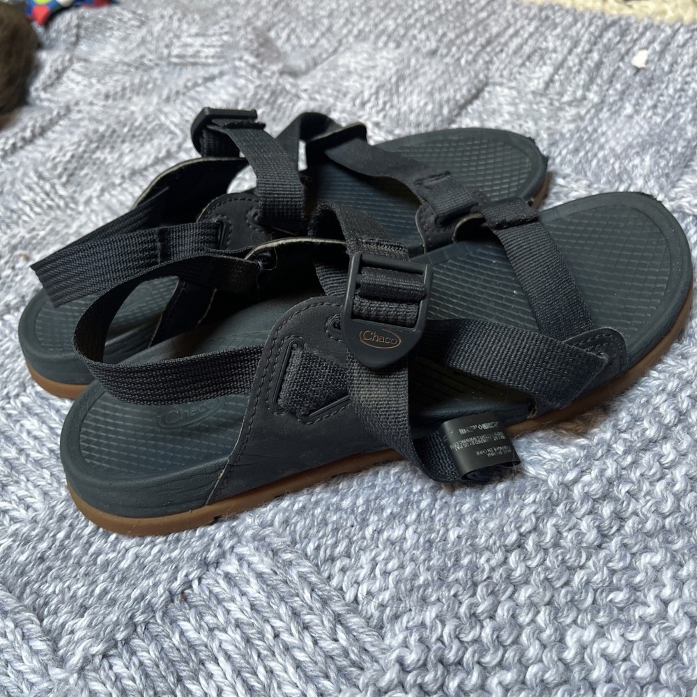 Chaco Lowdown Women's 7 Navy Blue Sandals Gum Soles Strappy Adjustable - Picture 3 of 9